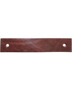 LÄDERHANDTAG rak brun 130 x 25 mm