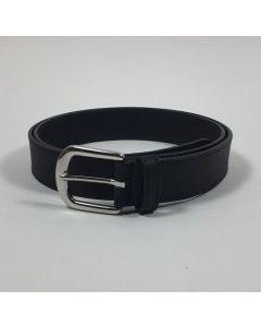 BÄLTE med dekorationssöm svart 30 mm 120 cm lång