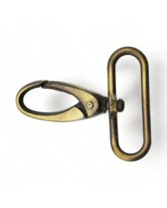 KARBINHAKE antikmässing 30x45 mm