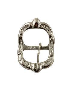 Dubbelspänne 20 mm nickel gjutenmässing