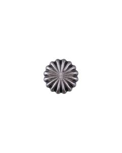 Chicagoskruv blomma 12 x 5 mm old silver 10 pack