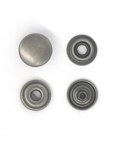 TRYCKKNAPP Auto 15 mm antiknickel 10 pack