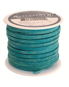 LASKREM mocka 3 mm turquoise rulle ca 22 meter