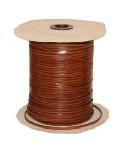 FLÄTREMMAR 5 mm brun