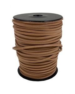 LÄDERREM 3 x 2,5 mm natur per meter