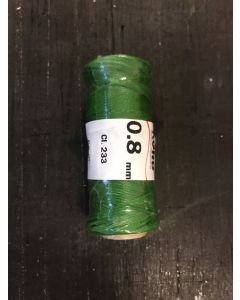 TRÅD flätad vaxad 233 grön 0,8 mm 50 m