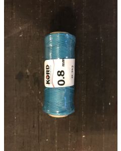 TRÅD flätad vaxad 212 turkos 0,8 mm 50 m