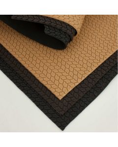 SULPLATTA svart 5 mm däckmönster 85 x 125 cm