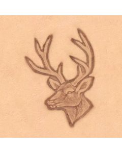 PUNS #8437-00 rådjur huvud vänster ca 27 x 30 mm