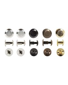 CHICAGOSKRUV antik mässing 5 x 9 mm 100 pack