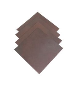 GLASUNDERLÄGG i läder mörkbrun 85 mm fyrkant 4 pack