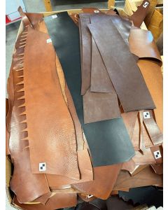 LÄDERSPILL brunt / svart 2,8-3,5 mm