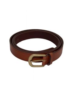 BÄLTE klassik ljusbrun 40 mm 80 cm lång