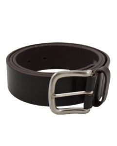 BÄLTE klassik mörkbrun 40 mm 120 cm lång