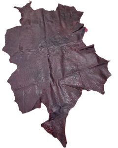 STRUTS SKINN vinröd kromgarvad