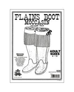 PLAINS BOOT moccasin pattern