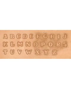SCHABLON alfabetet 12mm 72690
