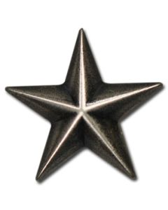 CONCHO stjärna antiknickel 25 mm